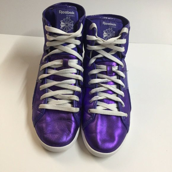 Womens Reebok Shoes Shiny Purple 82 Pvn 